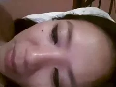 Exgf selfish Ċiniżi ogħrok hairy pussy fuq il-webcam